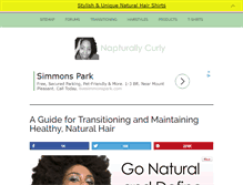 Tablet Screenshot of napturallycurly.com